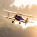Boeing Stearman air-air flying photograph biplane