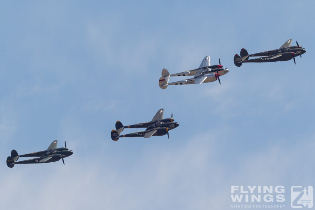 2013, Chino, Lightning, P-38, Planes of Fame, airshow, formation
