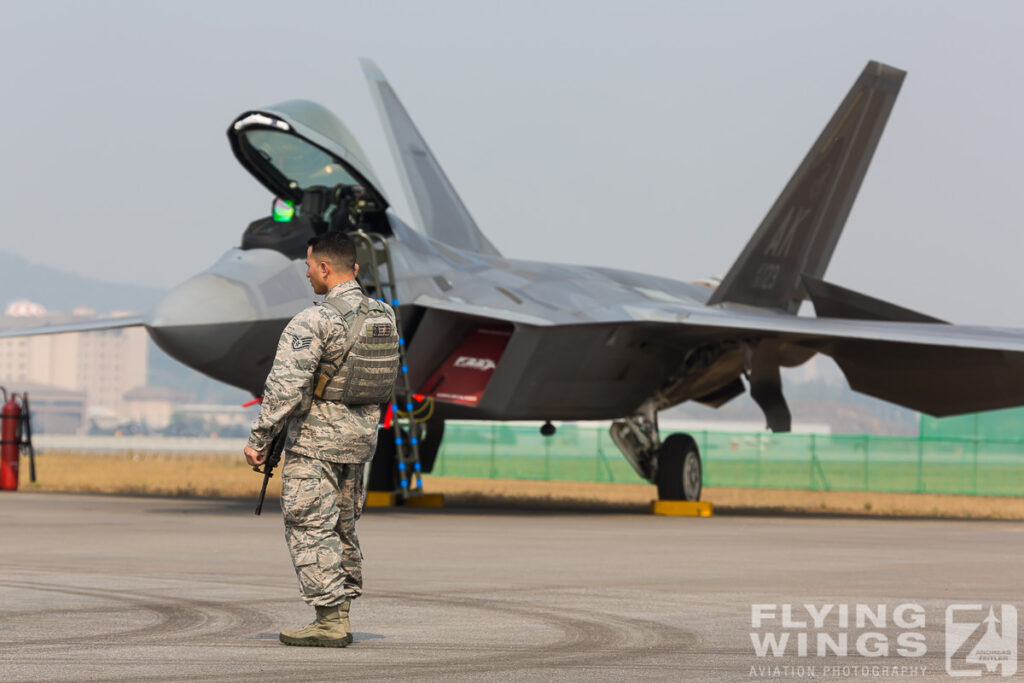 2015, ADEX, AK, F-22, Raptor, Seoul, South Korea, USAF, airshow