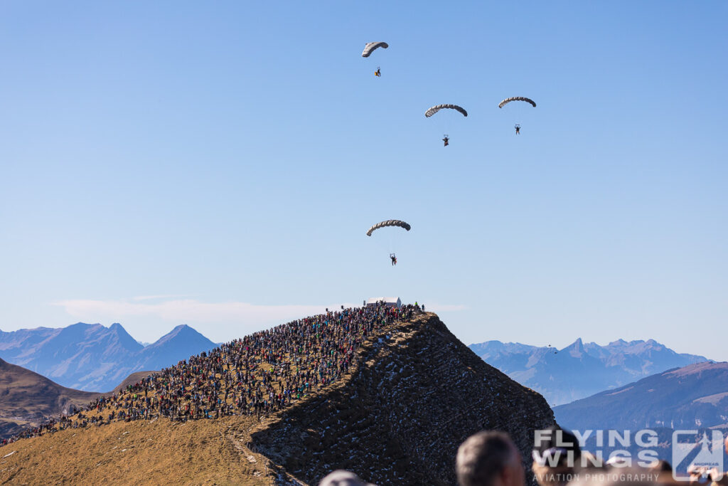2017, Axalp, KP, Swiss, Switzerland, parachute