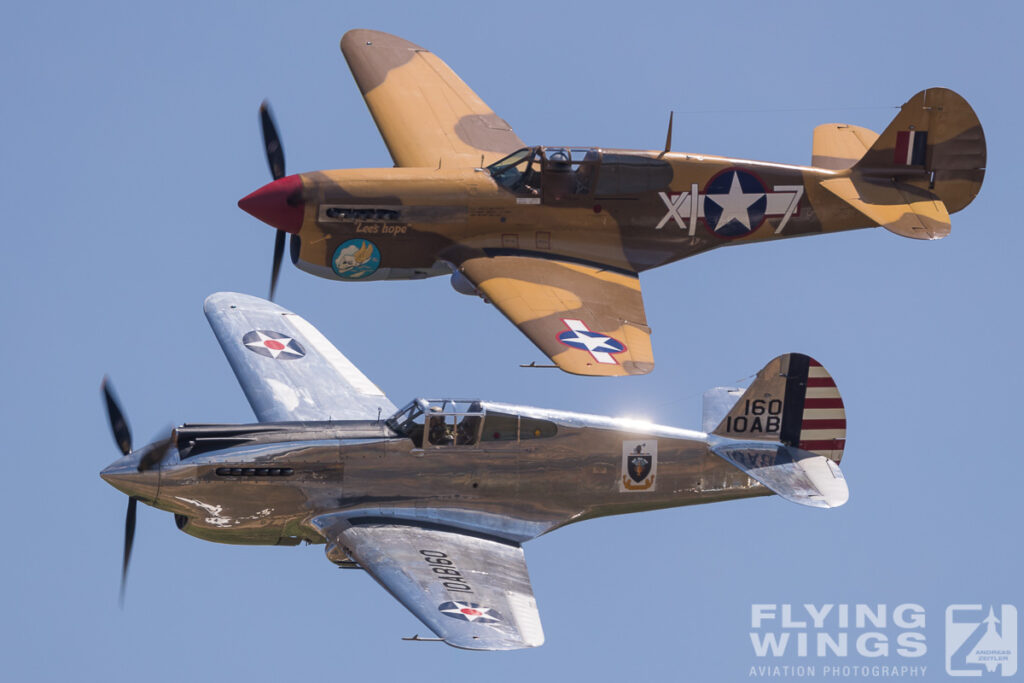 2018, Curtiss, Duxford, Flying Legends, P-40, airshow, formation
