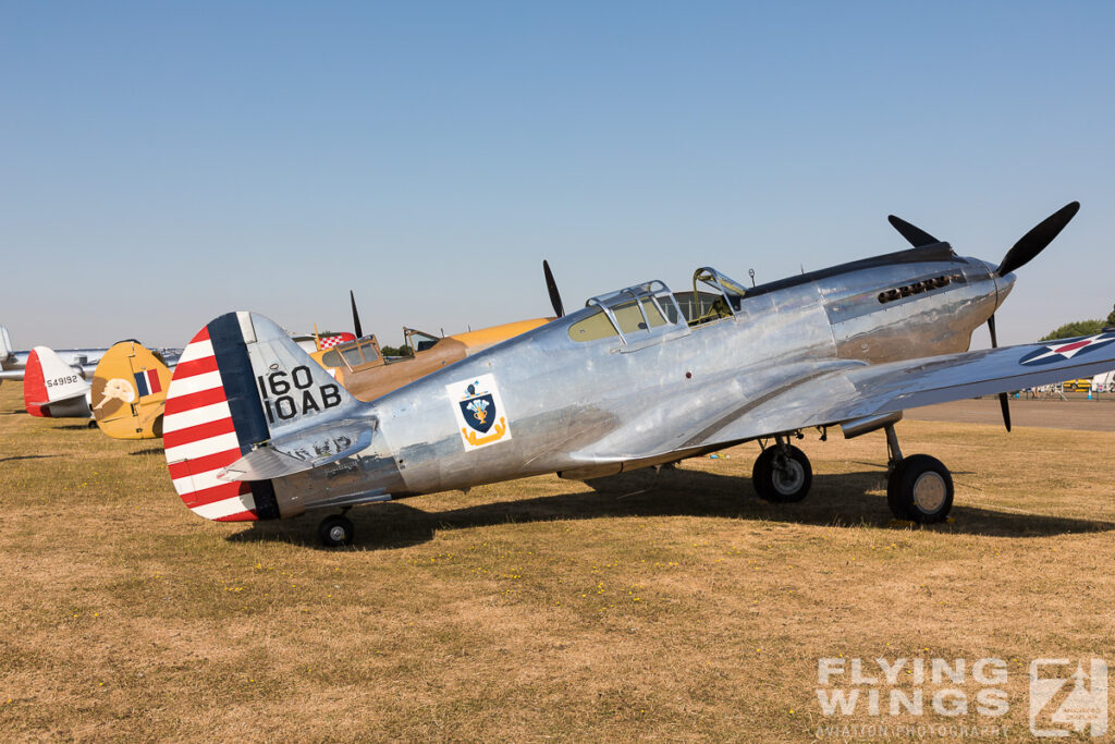 2018, Curtiss, Duxford, Flying Legends, P-40, P-40C, Thunderbolt, airshow, static display