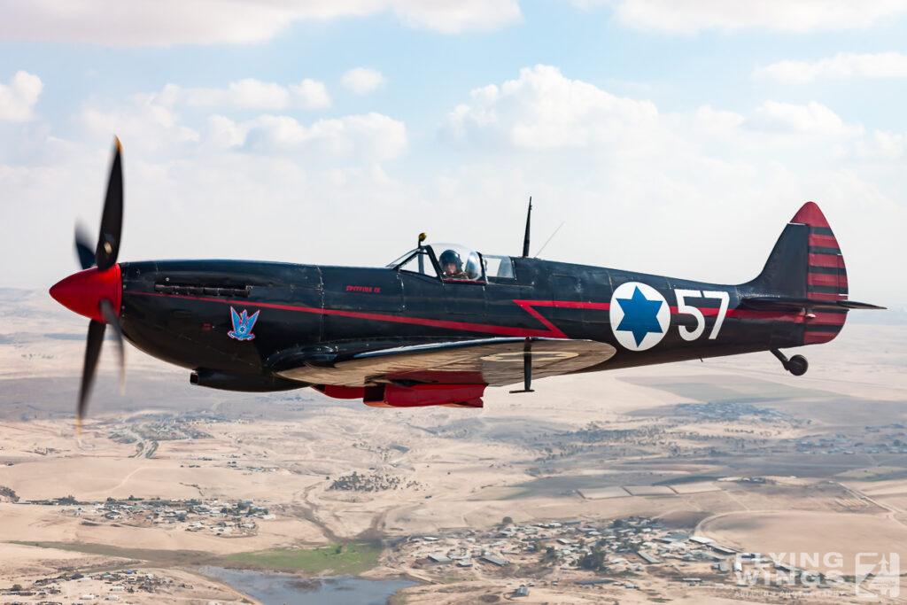 Israel’s Black Spitfire: An Exclusive Air-to-Air Encounter 20111117 spitfire a2a spitfire 1950 zeitler 1024x683 - Israel’s Black Spitfire: An Exclusive Air-to-Air Encounter