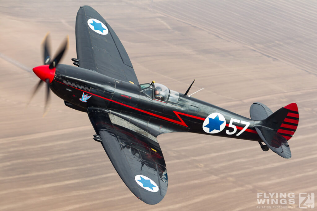 Israel’s Black Spitfire: An Exclusive Air-to-Air Encounter 20111117 spitfire a2a spitfire 4705 zeitler 1024x683 - Israel’s Black Spitfire: An Exclusive Air-to-Air Encounter