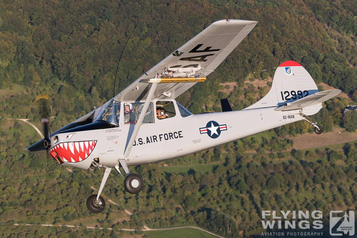 Cessna O-1 Bird Dog 2016, Birddog, Cessna, EC-MAB, Hahnweide, O-1, USAF, air-air, airshow