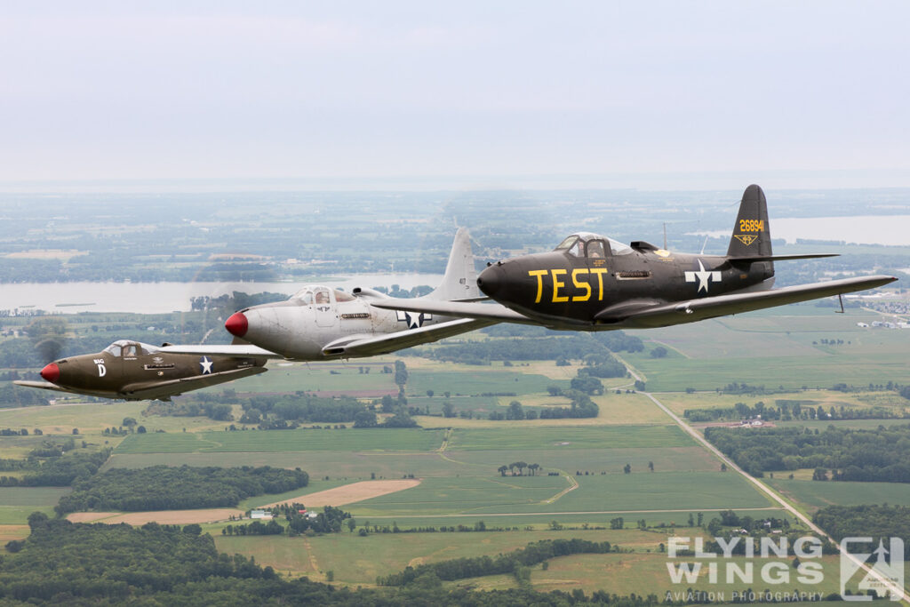 formation p 63 p 39 air air  7149 zeitler 1024x683 - Cobra Flight! Bell P-39 & P-63 in Formation