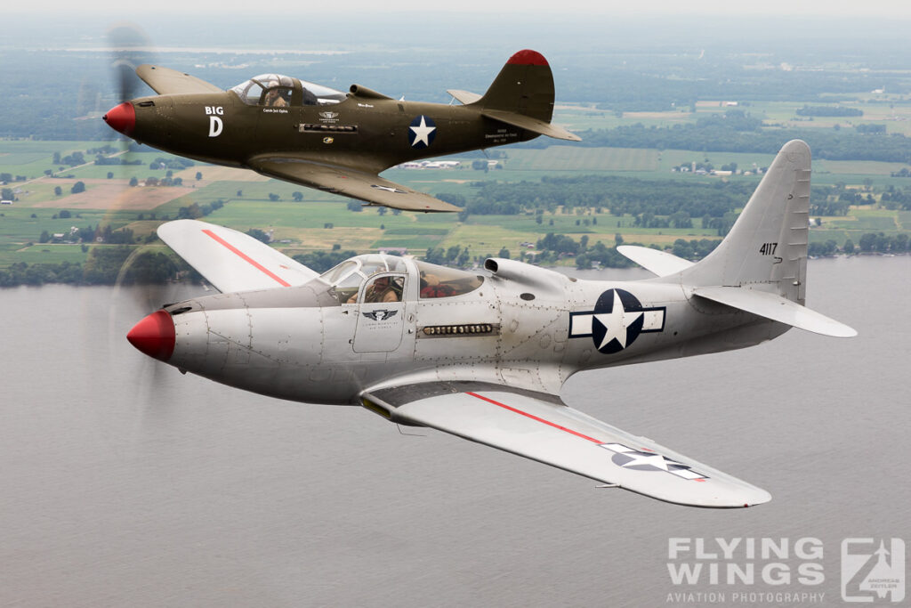 formation p 63 p 39 air air  7215 zeitler 1024x683 - Cobra Flight! Bell P-39 & P-63 in Formation