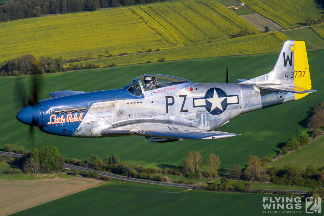 2026, Little Rebel, Mustang, P-51, Pilsen, Plzen, air-air