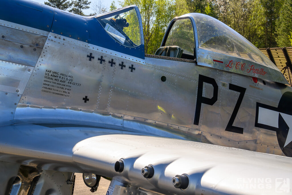 20260501 details p 51 little rebel  3752 zeitler 1024x683 - P-51 Mustang "Little Rebel": Honoring History Over Pilsen