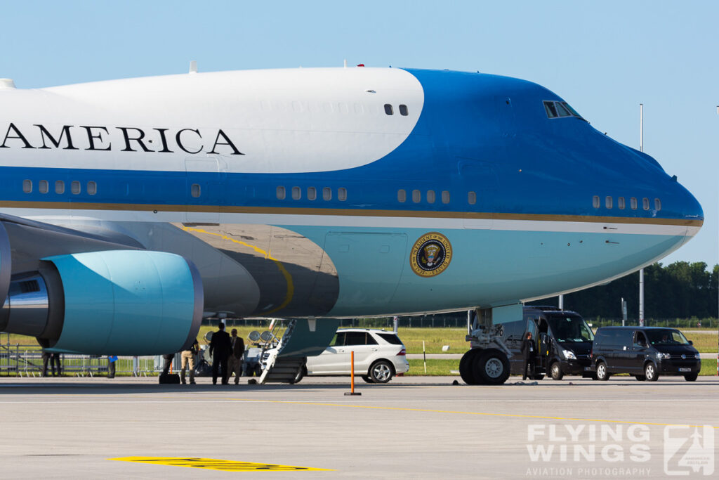 2015, 82-8000, Air Force One, B747, G7, MUC, USAF, VC-25A