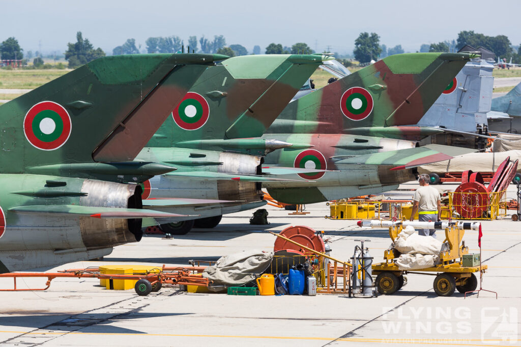 flightline graf ignatievo  1984 zeitler 1024x683 - Thracian Star & Eagle Exercises in Bulgaria