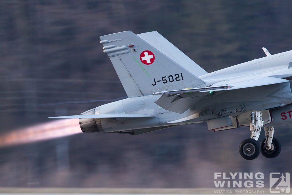 2017, F/A-18C, Hornet, Meiringen, Swiss Air Force, Switzerland, afterburner, night