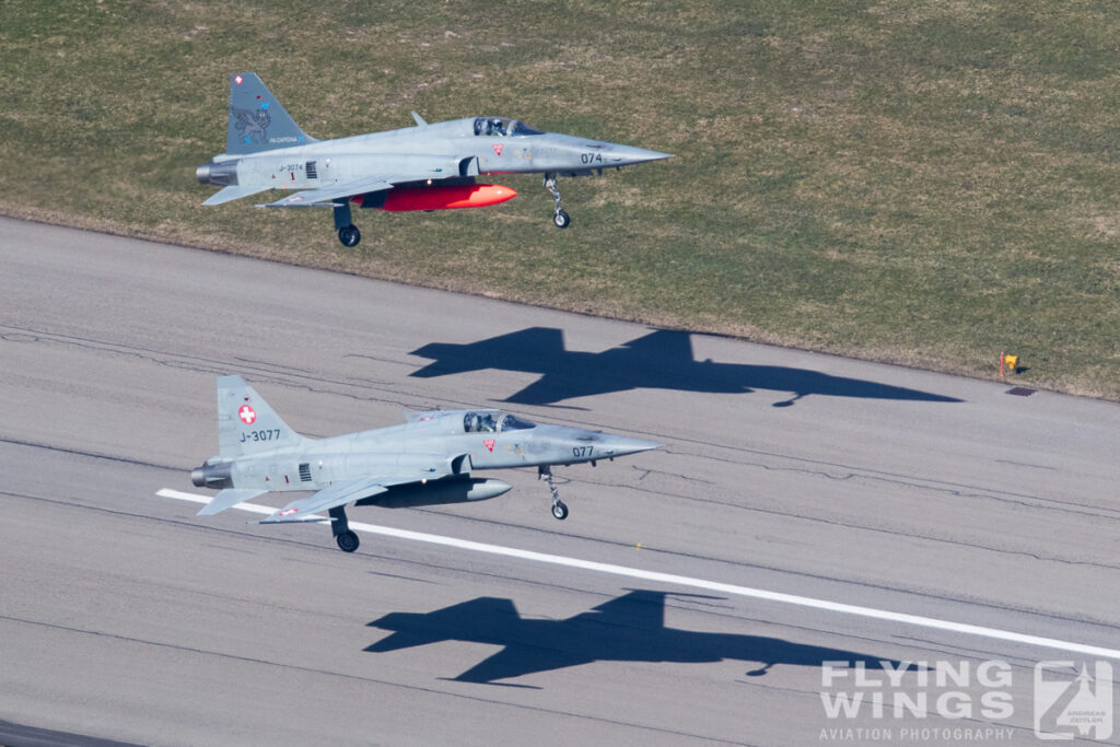 2017, F-5, F-5E, Meiringen, Pa Capona, Swiss Air Force, Switzerland, TIger, formation, special scheme, take-off