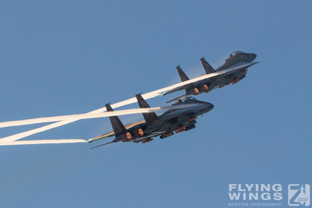 2018, F-15I, Hatzerim, Israel, Israel Air Force, Raam, formation, vapor