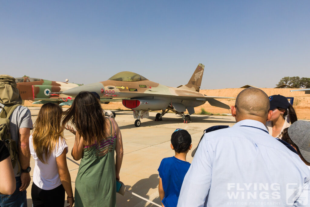 2018, F-16A, Hatzerim, Israel, Israel Air Force, Netz, crowd, static display, visitor