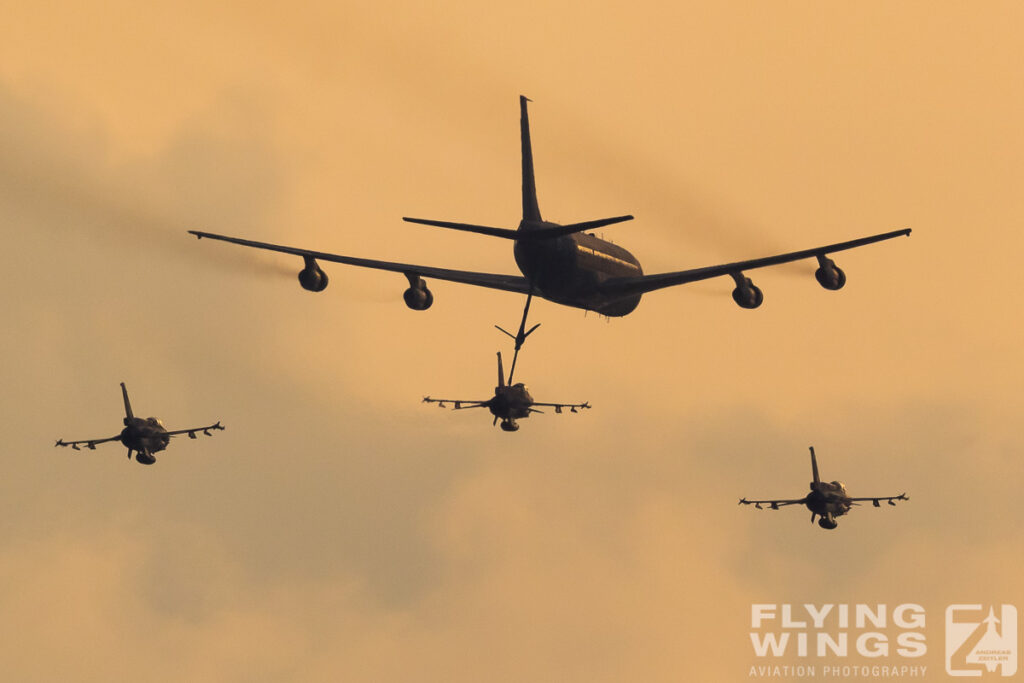 2018, B707, Barak, F-16D, Hatzerim, Israel, Israel Air Force, Reem, air-air refuelling, formation, refuelling, tanker