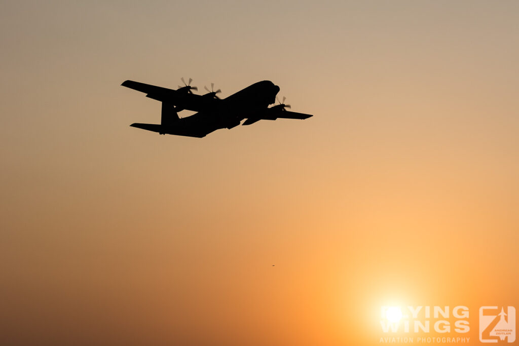2019, Blue Flag, C-130J, Hercules, Israel, Israel Air Force, Ovda, Samson, sunset