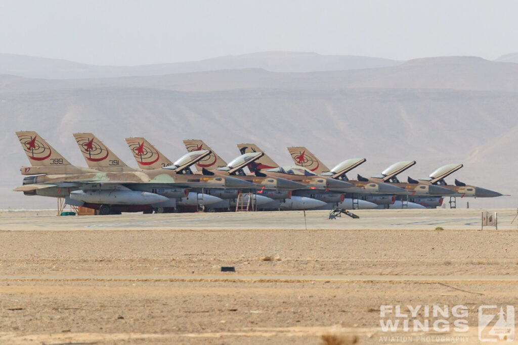 2019, Barak, Blue Flag, F-16C, Israel, Israel Air Force, Ovda, line-up