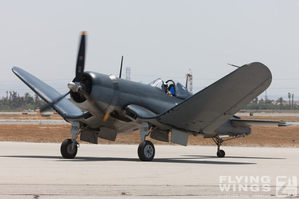 f4u corsair   9134 zeitler 1024x683 - Lightning(s) strike Chino - Planes of Fame Airshow 2013