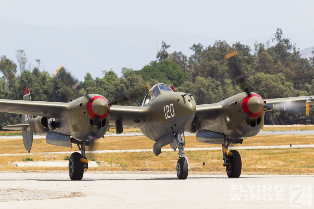 lightnings   9627 zeitler 1024x683 - Lightning(s) strike Chino - Planes of Fame Airshow 2013