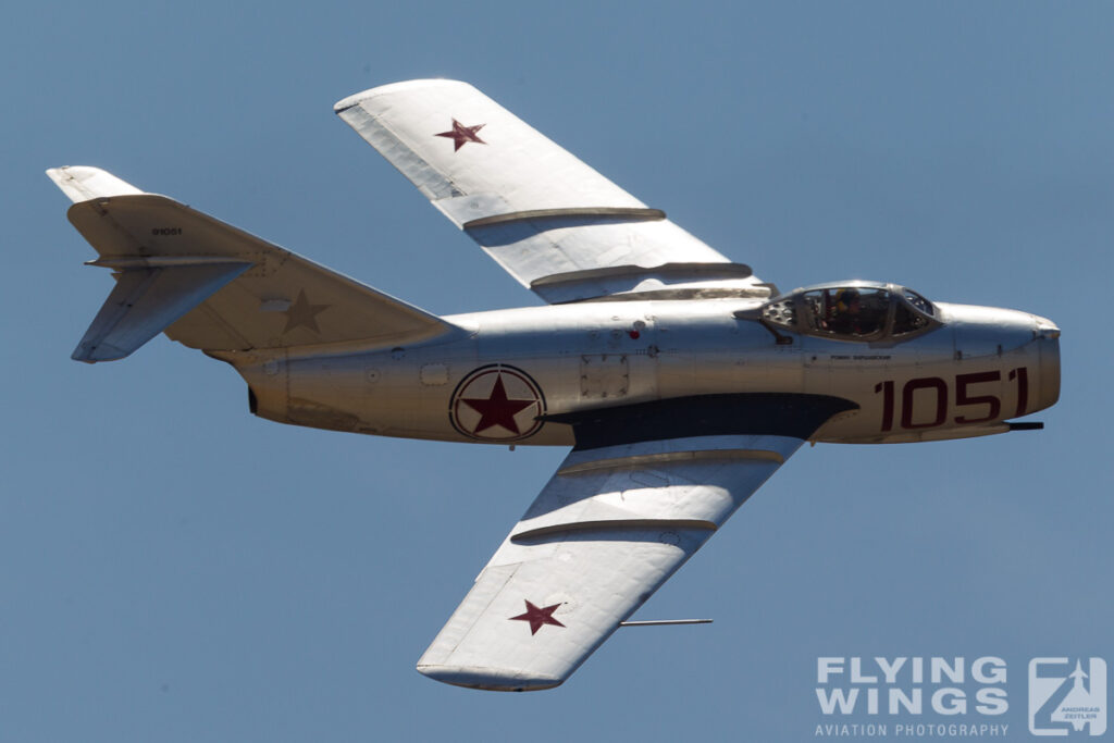 mig 15   0138 zeitler 1024x683 - Lightning(s) strike Chino - Planes of Fame Airshow 2013