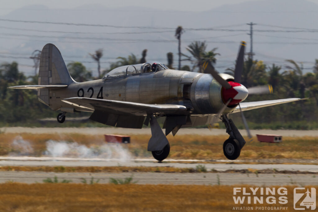 sea fury   0124 zeitler 1024x683 - Lightning(s) strike Chino - Planes of Fame Airshow 2013