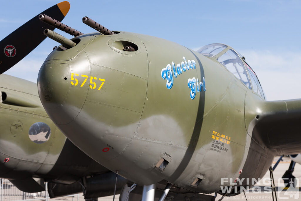 2013, Chino, Lightning, P-38, Planes of Fame, airshow, detail