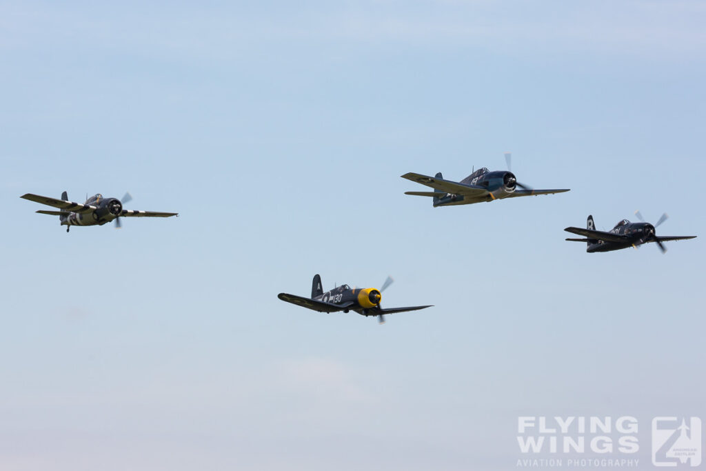 2014, Bearcat, Corsair, Duxford, Flying Legends, Hellcat, Moreno, Wildcat, formation, warbirdsnews