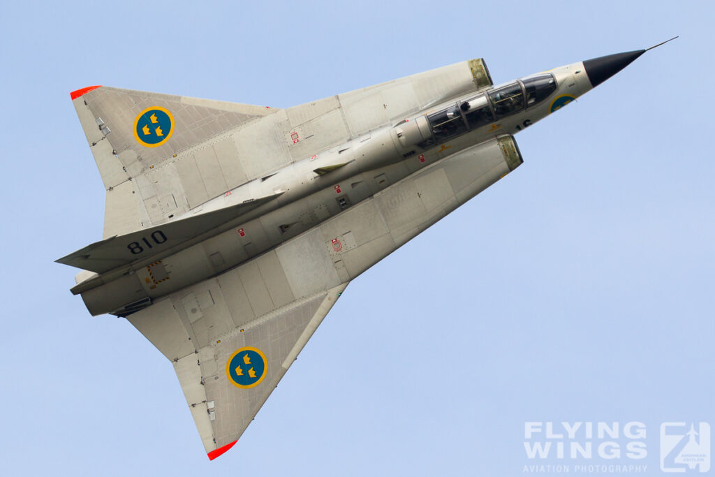 2014, Draken, Flugzeug Classic, SwAF Historic Flight, Waddington