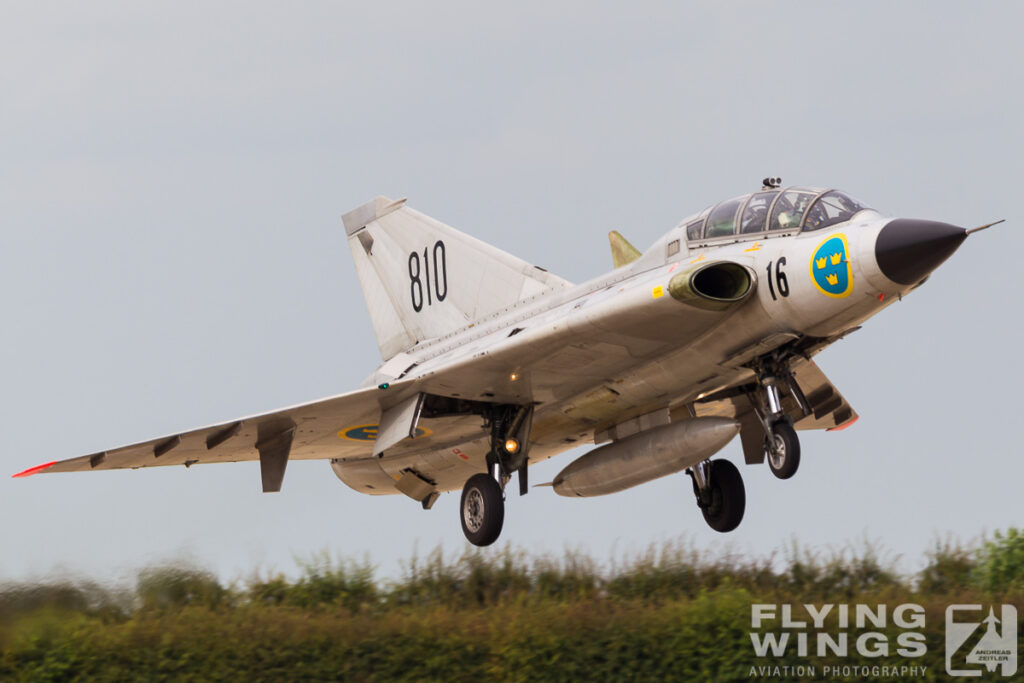 2014, Draken, Flugzeug Classic, SwAF Historic Flight, Waddington