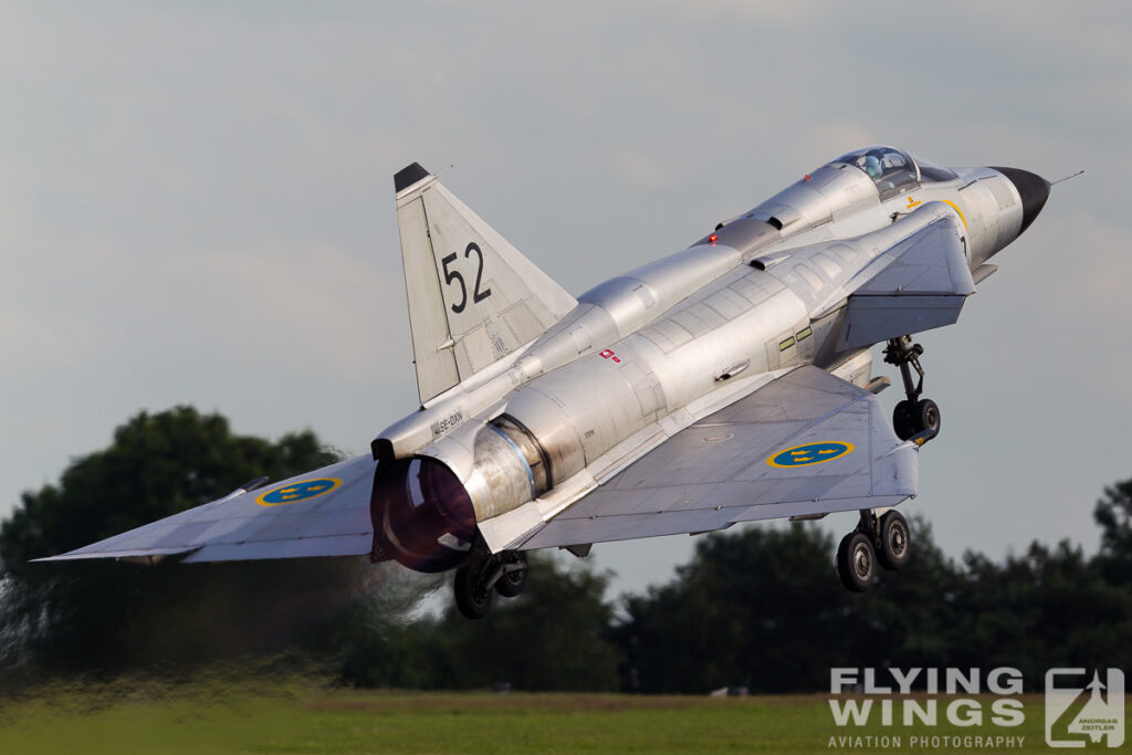 2014, Flugzeug Classic, SwAF Historic Flight, Viggen, Waddington