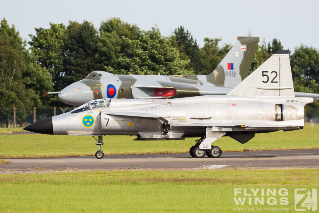 2014, Flugzeug Classic, SwAF Historic Flight, Viggen, Waddington