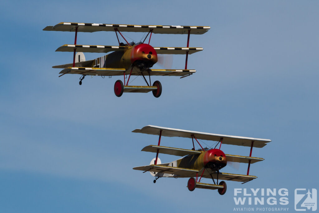 2015, Dr.I, Fokker, Omaka, Triplane, airshow, formation