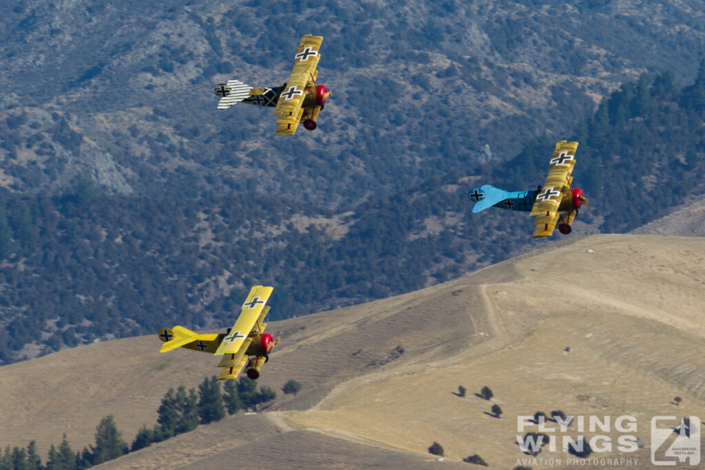 2015, Dr.I, Fokker, Omaka, Triplane, airshow, formation