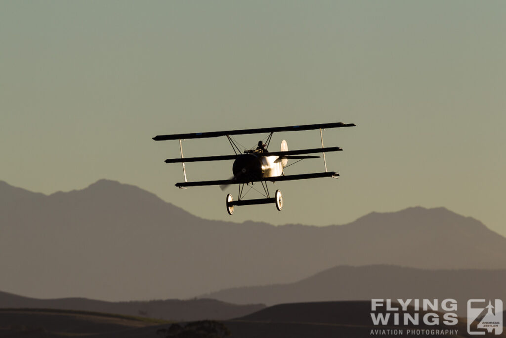 2015, Dr.I, Fokker, Omaka, Triplane, airshow, sunset