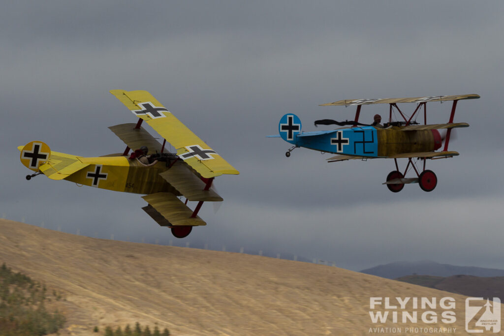 2015, Dr.I, Fokker, Omaka, Triplane, airshow, formation