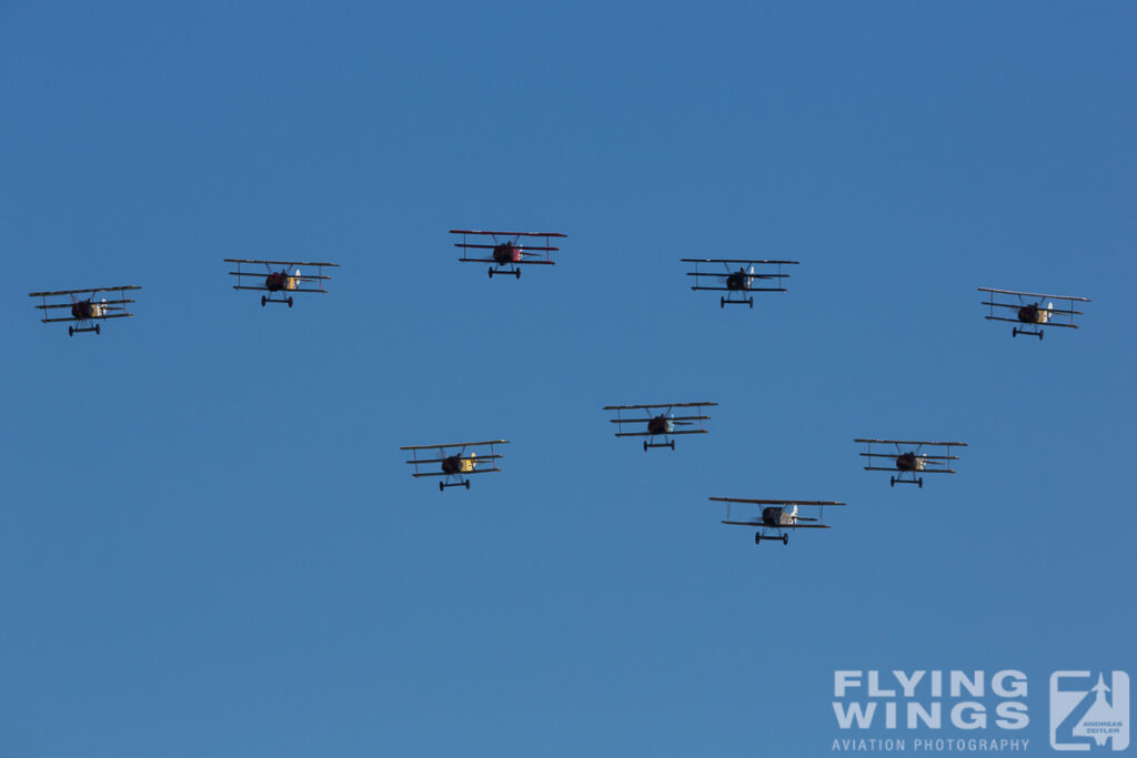 2015, Dr.I, Fokker, Omaka, Triplane, airshow, formation