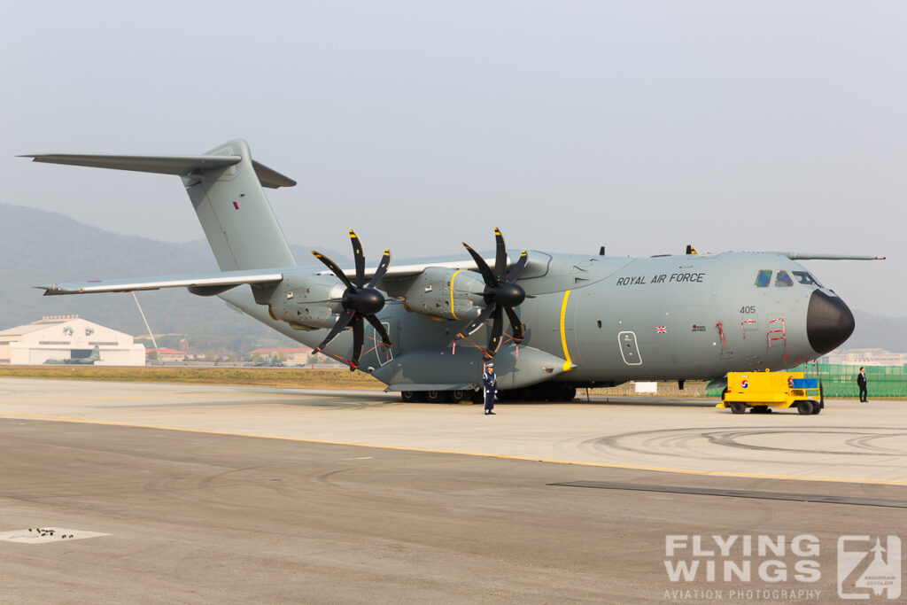 2015, A400M, ADEX, Airbus, RAF, Seoul, South Korea, airshow, static display