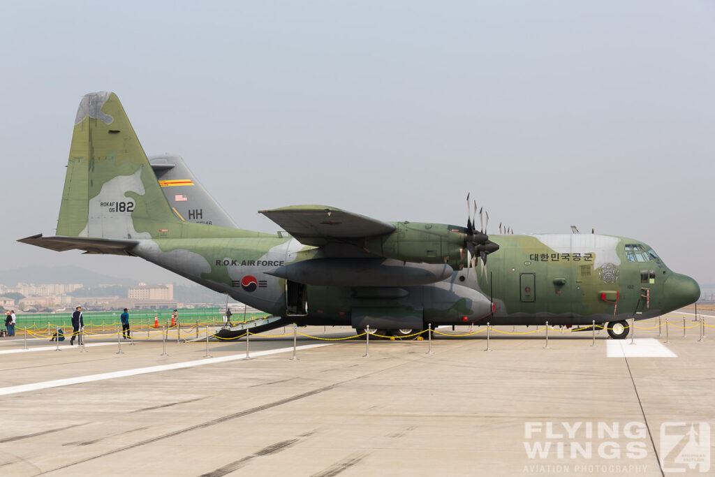 2015, ADEX, C-130, Hercules, ROKAF, Seoul, South Korea, airshow, static display