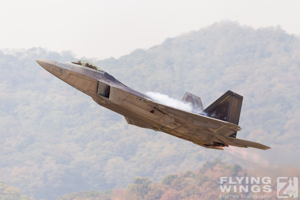 2015, ADEX, AK, F-22, Raptor, Seoul, South Korea, USAF, airshow