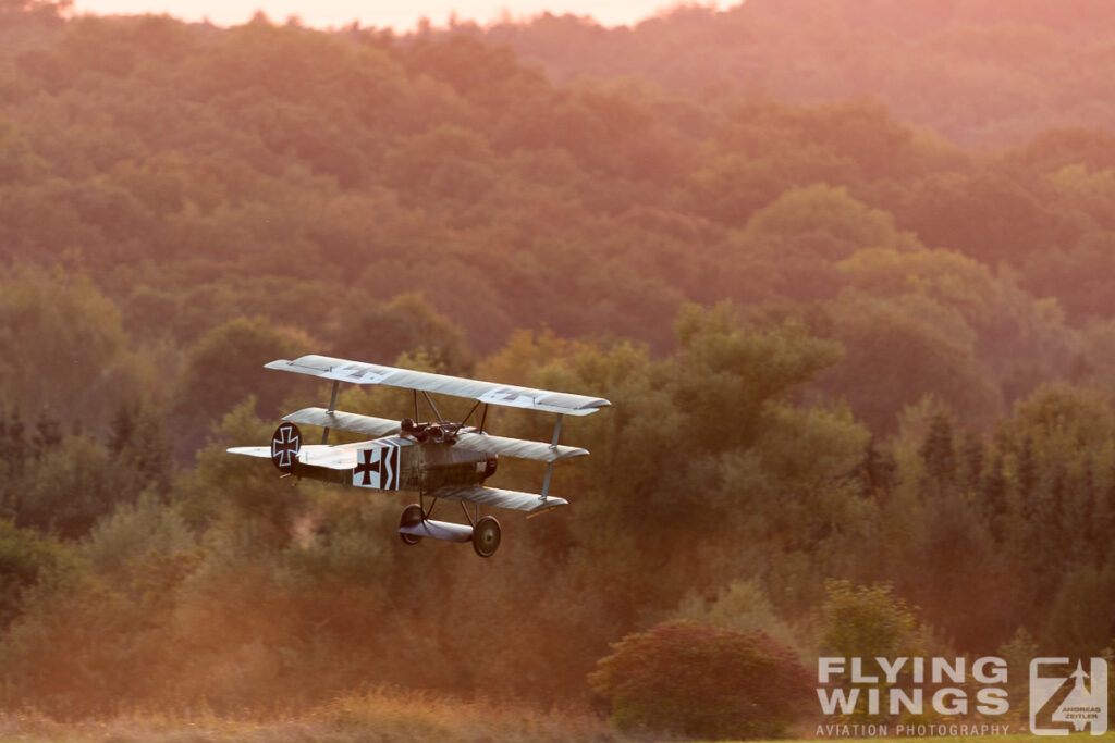 2016, Dr.I, FC, Fokker, Hahnweide, Triplane, airshow, sunset