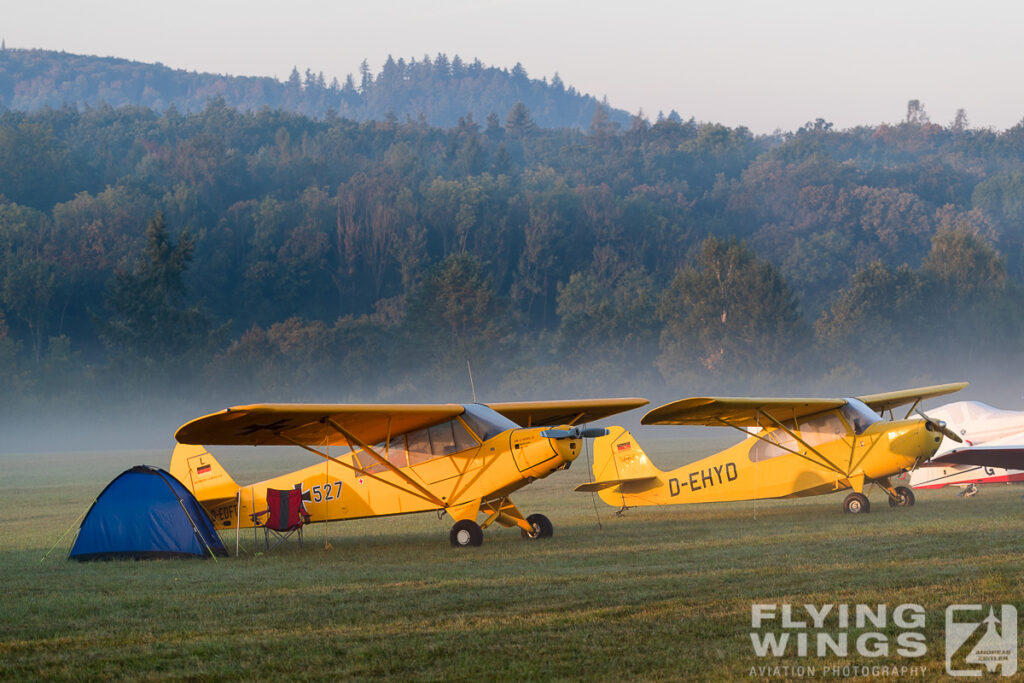 2016, C, Cub, Hahnweide, Piper, Piper Cub, airshow, fog, impression