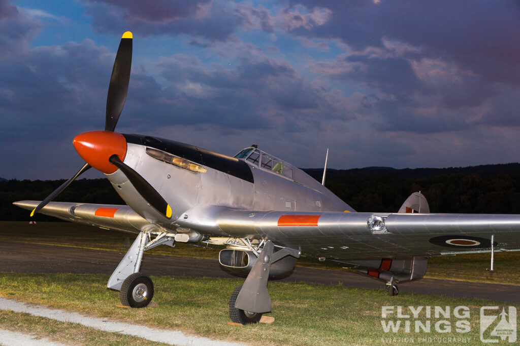 2016, FC, Hahnweide, Hawker, Hurricane, airshow, night