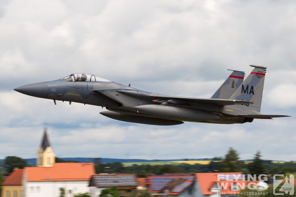 2016, F-15, F-15C, Neuburg, Tag der Bundeswehr, TdBw, US ANG, USAF, airshow, fly-out