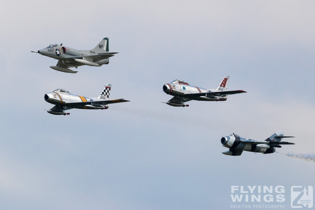 2016, A-4, EAA Airventure, F-86, MiG-17, Oshkosh, formation