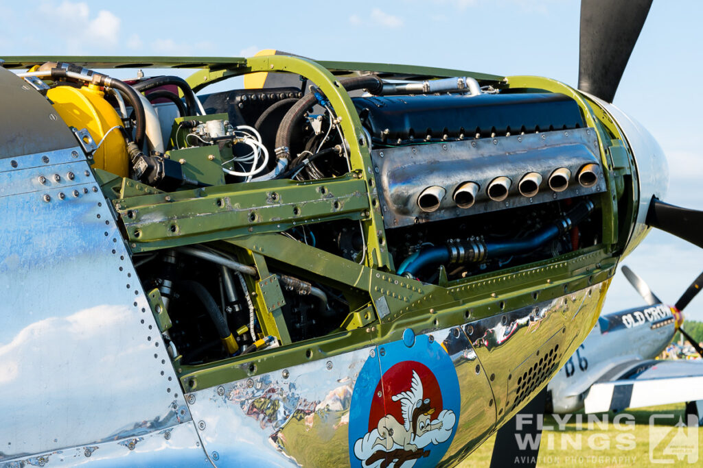 2016, EAA Airventure, Mustang, Oshkosh, P-51, engine