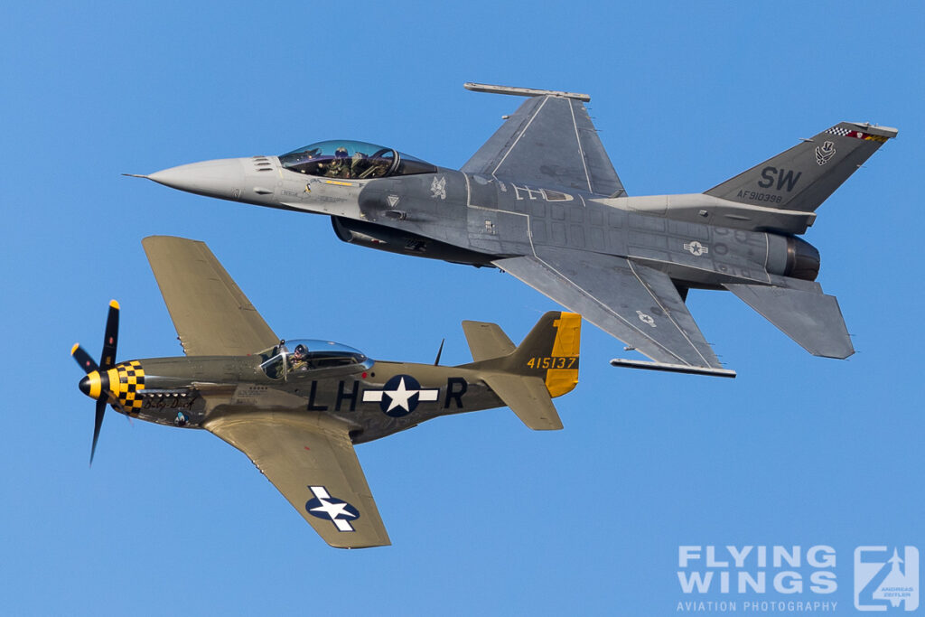 2016, EAA Airventure, F-16C, Mustang, Oshkosh, P-51, formation