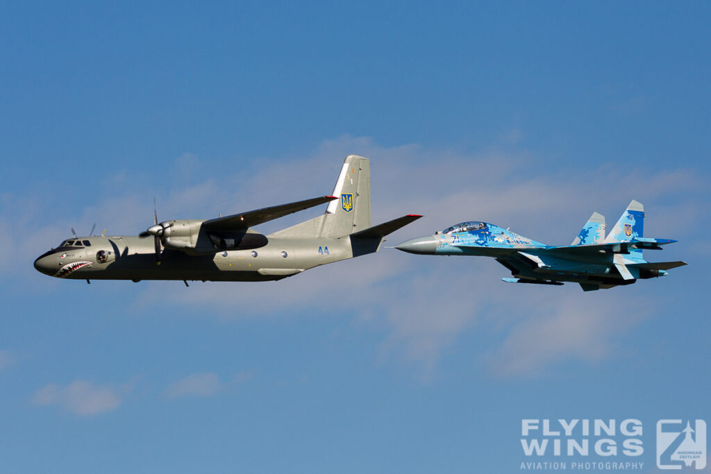 2016, An-26, SIAF, Slovakia, Su-27, Ukraine Air Force, formation