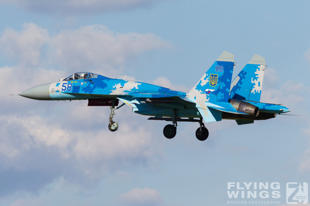 2016, SIAF, Slovakia, Su-27, Ukraine Air Force, formation