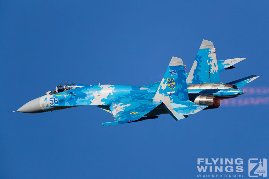 2016, SIAF, Slovakia, Su-27, Ukraine Air Force, afterburner, pixel